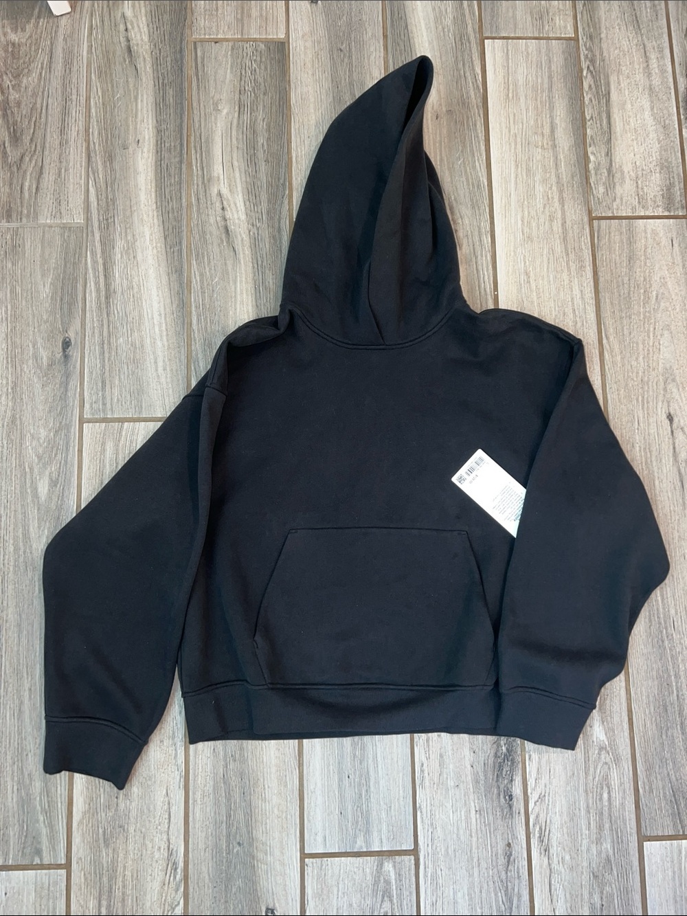 NWT Lululemon Steady State Oversized Hoodie Black Women’s Large - Picture 9 of 10